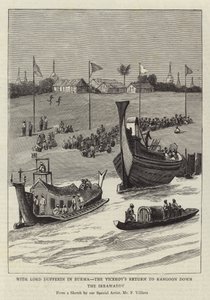With Lord Dufferin in Burma, the Viceroy